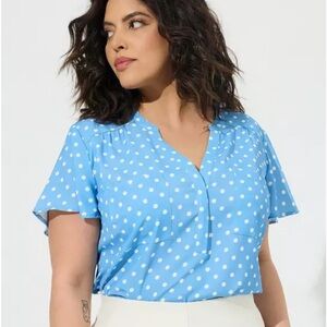 Torrid Flutter Sleeve Top